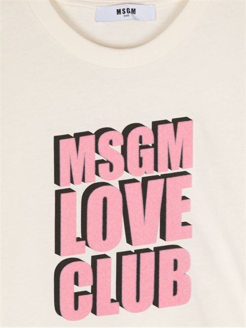 T-shirt bambina maniche corte MSGM KIDS | F4MSJGTH212013